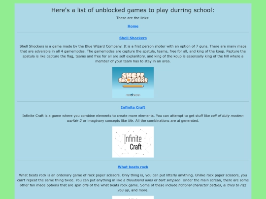 games screenshot
