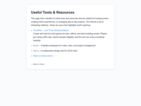 resources screenshot