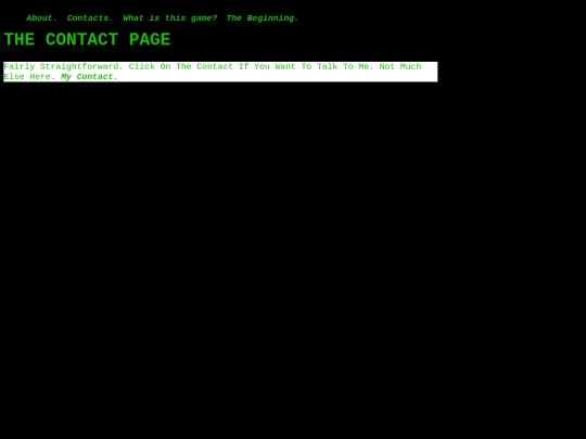 Contact screenshot