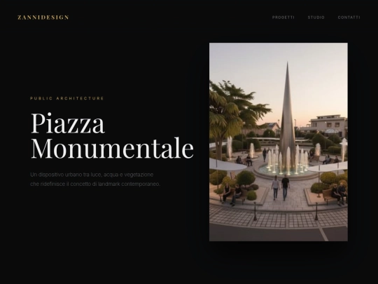 Piazza monumentale luminosa screenshot