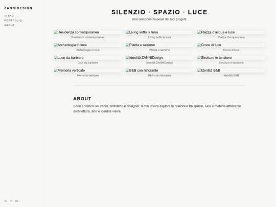 zannidesign screenshot