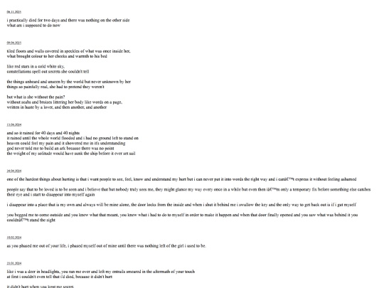 Pages/Drabbles screenshot