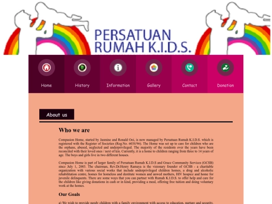 assignment 2/html - orphanage screenshot
