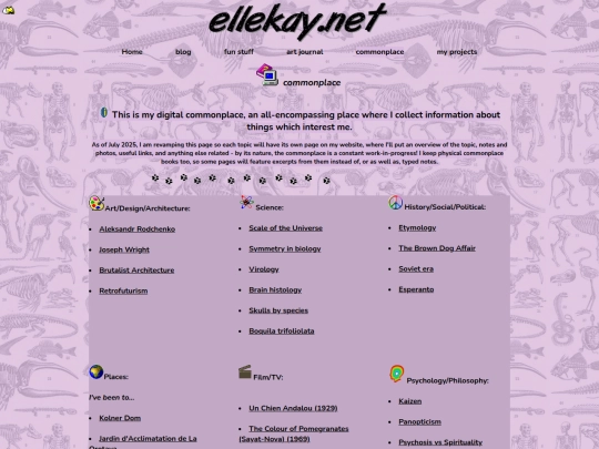commonplace screenshot
