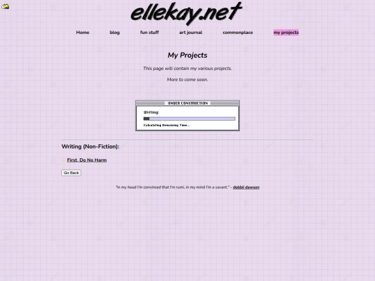 projects screenshot
