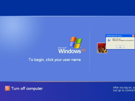 winxp/logonxp screenshot