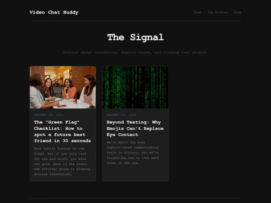 blog screenshot