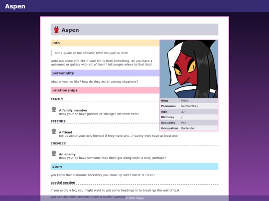 ocs/aspen screenshot