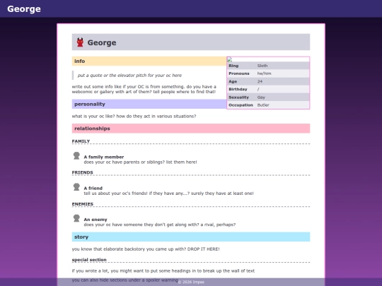 ocs/george screenshot