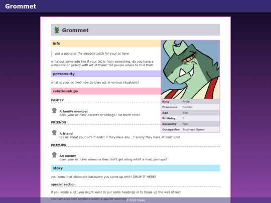 ocs/grommet screenshot