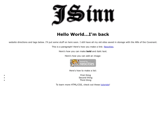 index screenshot