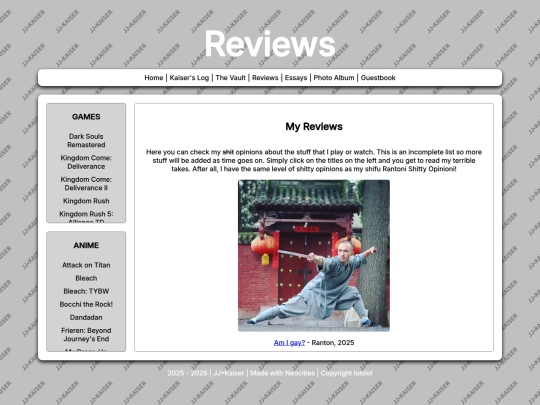 reviews screenshot