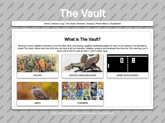 vault screenshot