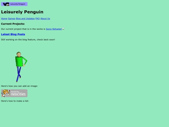 homepage screenshot