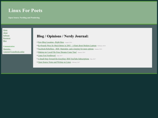 blog screenshot