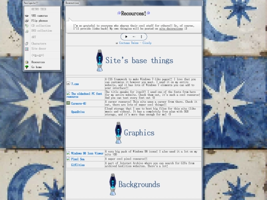 resources screenshot