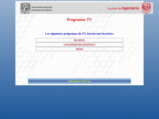 index screenshot