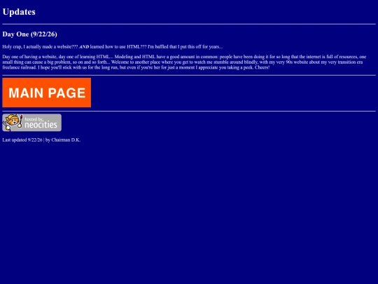 updates screenshot