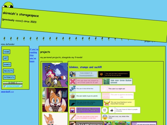 projects screenshot