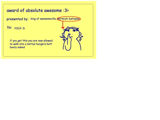 yourveryownawardofawesome screenshot