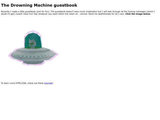 guestbook screenshot