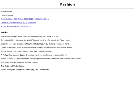 Fashion screenshot