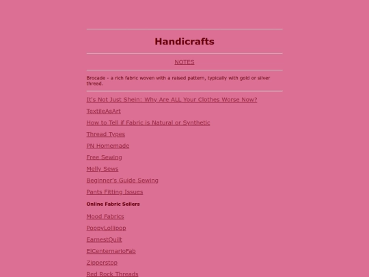 handicrafts screenshot
