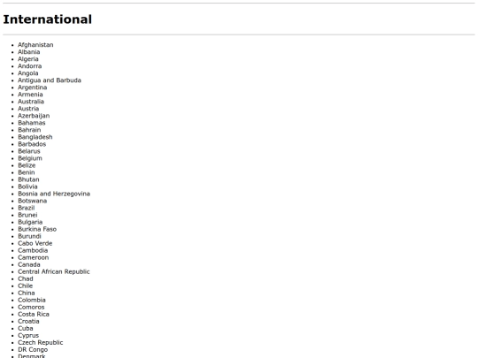 international screenshot