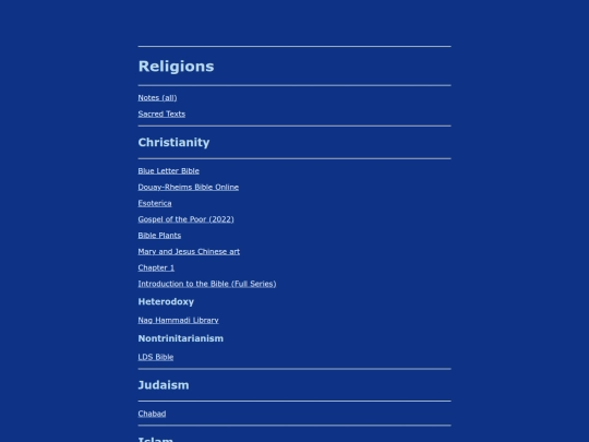 religions screenshot