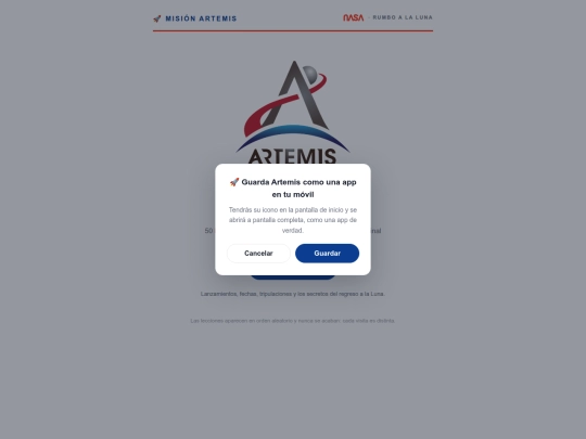artemis screenshot