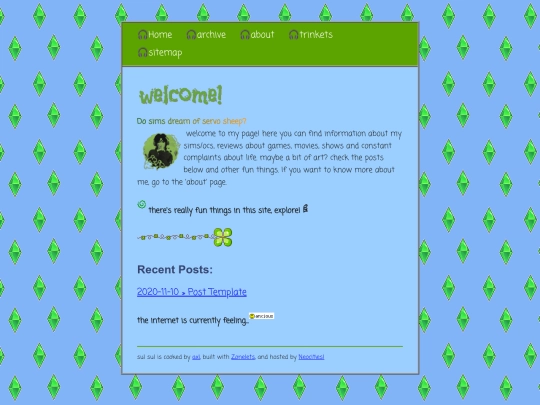 blog screenshot