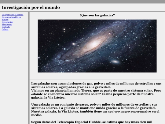 cursos/galaxia screenshot