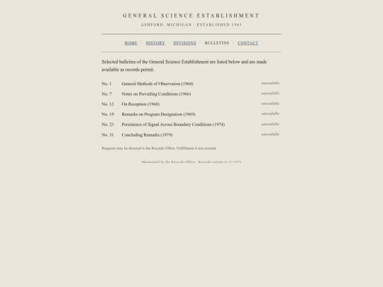 bulletins screenshot