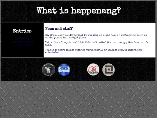 log screenshot