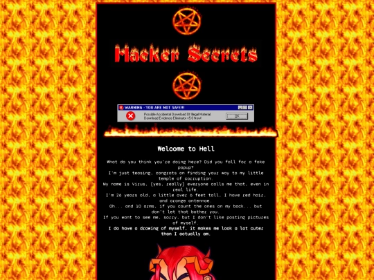 pageofvirus screenshot
