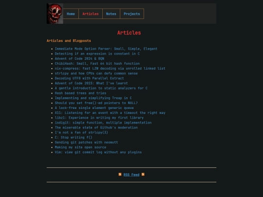 articles screenshot