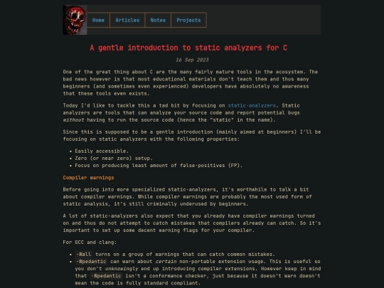 articles/c-static-analyzers screenshot