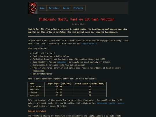 articles/chibihash screenshot