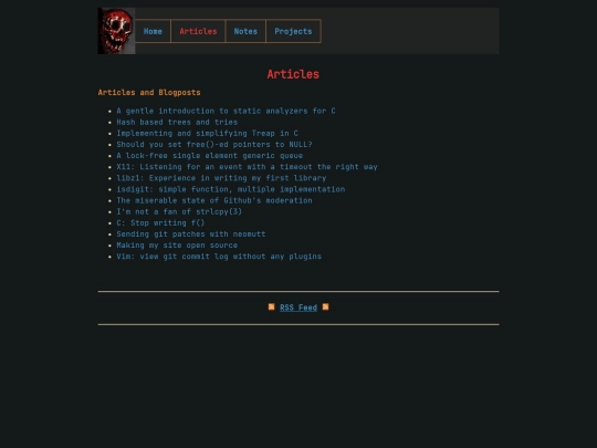 articles screenshot