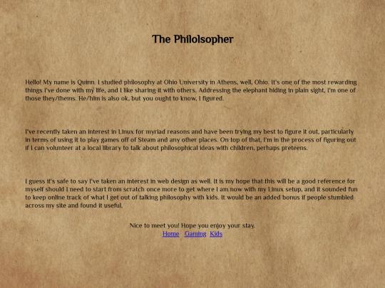 aboutme screenshot