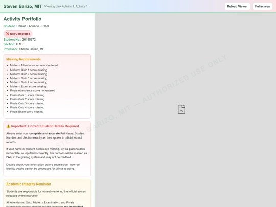index screenshot