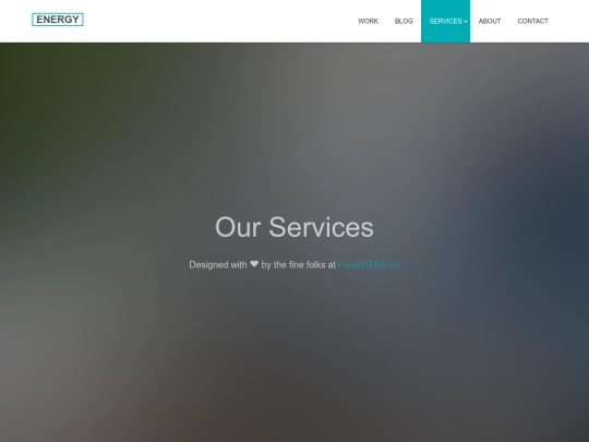 services screenshot