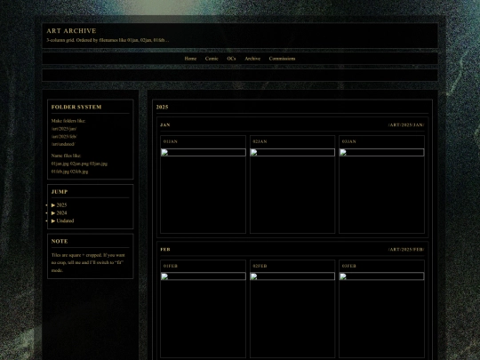 archive screenshot