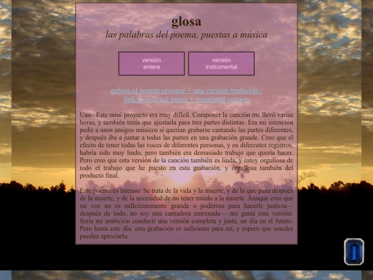 glosa screenshot
