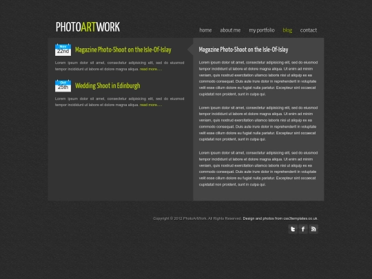 blog screenshot