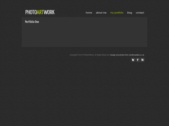 portfolio_one screenshot