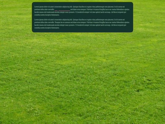 testing screenshot