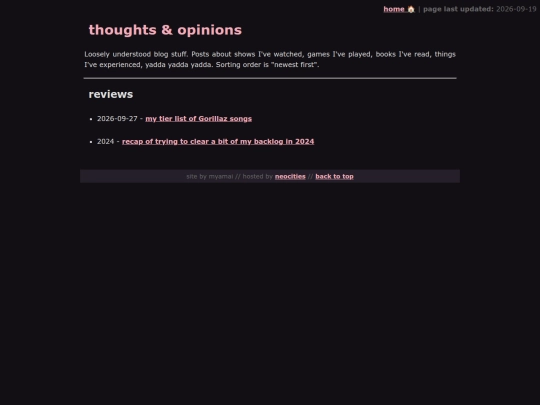 blog screenshot
