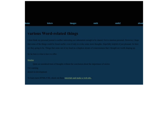 letters screenshot