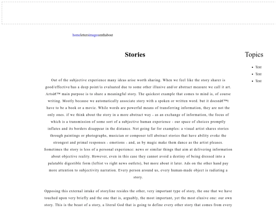 stories screenshot
